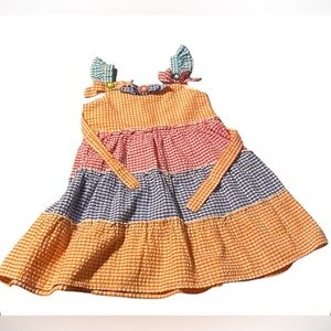 Girls 4T Blueberi Boulevard layered sleeveless sundress